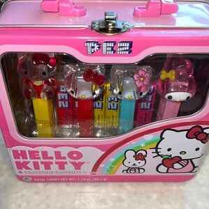 Sanrio Hello Kitty PEZ Dispensers Set - Pink, Red, Yellow, Blue